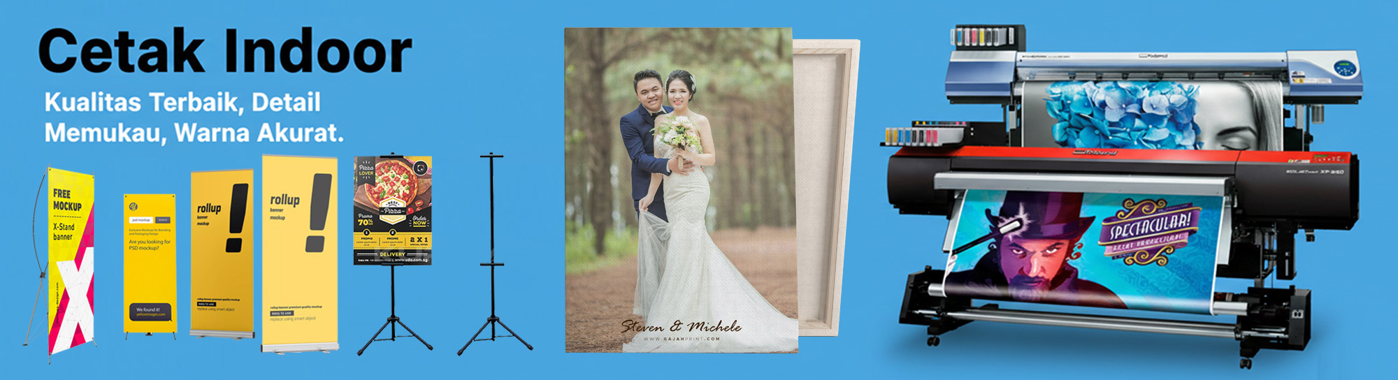 banner sinar digital pinting